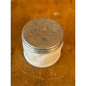 Antique Larkin Co. Buffalo NY Cold Cream Embossed Jar w/Lid (8272)